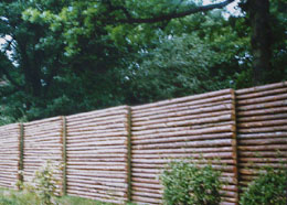 Raftehegn med bark